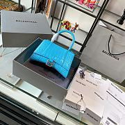 Balenciaga | Hourglass Small Bag In Sea Blue - 5