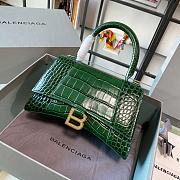 Balenciaga | Hourglass Small Bag In Emerald green - 5