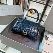 Balenciaga | Hourglass Small Bag In Night Sky Blue - 4