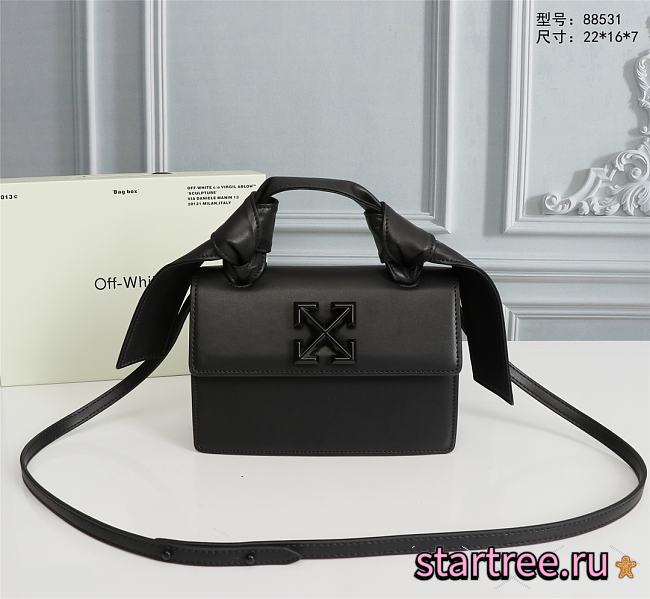 OFFWHITE | 1.4 Jitney Black Bag - 22×16×7cm - 1