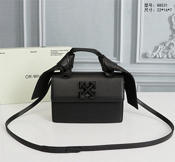 OFFWHITE | 1.4 Jitney Black Bag - 22×16×7cm