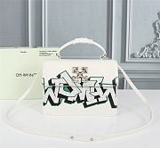 OFF-WHITE | Jitney 1.4 Graffiti White Bag - 22 x 14 x 7 cm - 1