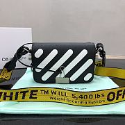 OFF-WHITE Binder Clip Shoulder Black Bag - 18 x 12 x 5 cm - 1