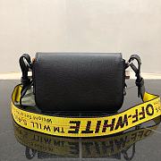 OFF-WHITE Binder Clip Shoulder Black Bag - 18 x 12 x 5 cm - 3