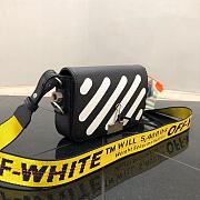 OFF-WHITE Binder Clip Shoulder Black Bag - 18 x 12 x 5 cm - 5