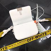 OFF-WHITE | Binder Clip Shoulder White Bag - 18 x 12 x 5 cm - 3