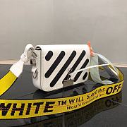 OFF-WHITE | Binder Clip Shoulder White Bag - 18 x 12 x 5 cm - 6