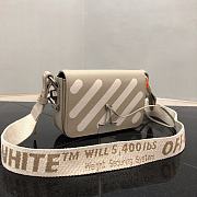OFF-WHITE | Binder Clip Shoulder Beige Bag - 18 x 12 x 5 cm - 2