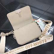 OFF-WHITE | Binder Clip Shoulder Beige Bag - 18 x 12 x 5 cm - 3