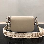 OFF-WHITE | Binder Clip Shoulder Beige Bag - 18 x 12 x 5 cm - 6