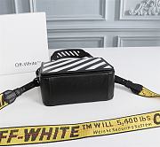 OFFWHITE | Diag Flap Black Bag - 19x16x8cm - 2