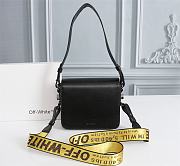 OFFWHITE | Diag Flap Black Bag - 19x16x8cm - 3