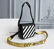 OFFWHITE | Diag Flap Black Bag - 19x16x8cm - 5