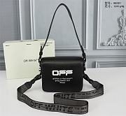 OFF-WHITE | Black / White Ladies Printed Logo Bag - 18 x 16 x 9 cm - 1