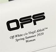 OFF-WHITE | White Ladies Printed Logo Bag - 18 x 16 x 9 cm - 3