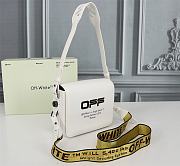 OFF-WHITE | White Ladies Printed Logo Bag - 18 x 16 x 9 cm - 4