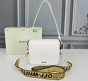 OFF-WHITE | White Ladies Printed Logo Bag - 18 x 16 x 9 cm - 5