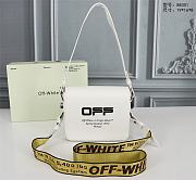 OFF-WHITE | White Ladies Printed Logo Bag - 18 x 16 x 9 cm - 6