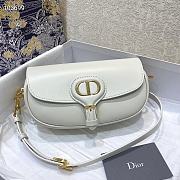 DIOR | Bobby East-West White Bag - M9327U - 21 x 5 x 12cm - 1