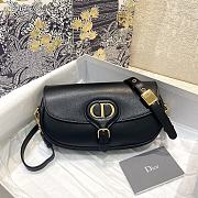 DIOR | Bobby East-West Black Bag - M9327U - 21 x 5 x 12cm - 1