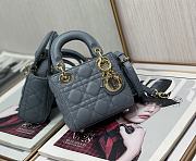 DIOR | Micro Lady Cloud Blue Bag - S0856O - 12 x 10 x 5cm - 1