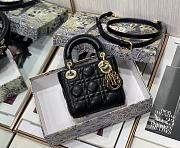 DIOR | Micro Lady Black Bag - S0856O - 12 x 10 x 5cm - 5