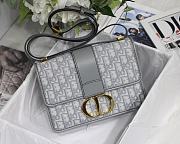 DIOR | 30 MONTAIGNE BAG Gray - M9203U - 24 x 17 x 8 cm - 1