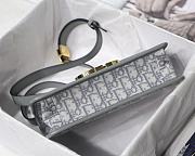 DIOR | 30 MONTAIGNE BAG Gray - M9203U - 24 x 17 x 8 cm - 6