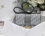 DIOR | 30 MONTAIGNE BAG Gray - M9203U - 24 x 17 x 8 cm - 4