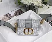 DIOR | 30 MONTAIGNE Mini BAG Gray - M9204 - 17.5 x 11.5 x 5 cm - 1