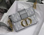 DIOR | 30 MONTAIGNE Mini BAG Gray - M9204 - 17.5 x 11.5 x 5 cm - 3