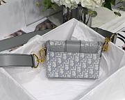 DIOR | 30 MONTAIGNE Mini BAG Gray - M9204 - 17.5 x 11.5 x 5 cm - 6