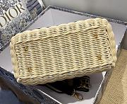 DIOR | Wicker basket bag - 24 cm - 2