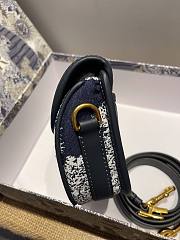 DIOR | Medium Bobby Blue Bag - M9319 - 22 x 17 x 6 cm - 3