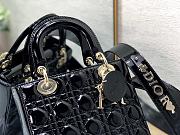 DIOR | Lady My ABCDior Black patent bag - 20 x 16.5 x 8 cm - 3