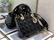 DIOR | Lady My ABCDior Black patent bag - 20 x 16.5 x 8 cm - 6