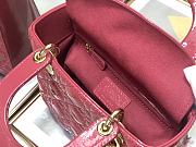 DIOR | Lady My ABCDior Pink patent bag - 20 x 16.5 x 8 cm - 6