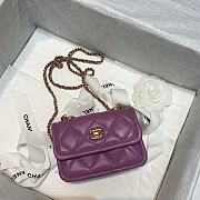 chanel retro button bag