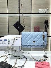 Chanel | Woc Wallet On Chain Blue - 19cm - 1