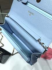 Chanel | Woc Wallet On Chain Blue - 19cm - 6