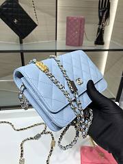Chanel | Woc Wallet On Chain Blue - 19cm - 2