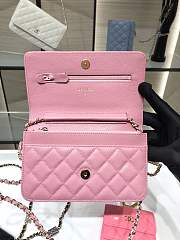 Chanel | Woc Wallet On Chain Pink - 19cm - 6