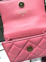 CHANEL | Jewel Hook Card Holders Pink - AP2397 - 9 × 11 × 3.8 cm - 5