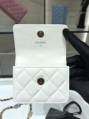 CHANEL | Jewel Hook Card Holders White - AP2397 - 9 × 11 × 3.8 cm - 5