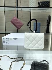 CHANEL | Jewel Hook Card Holders White - AP2397 - 9 × 11 × 3.8 cm - 6