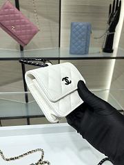 CHANEL | Jewel Hook Card Holders White - AP2397 - 9 × 11 × 3.8 cm - 2