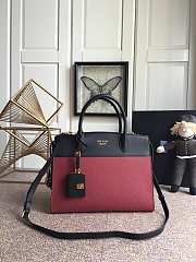 PRADA | Esplanade Bag In Black/Red - 1BA046 - 30×22×15cm - 1