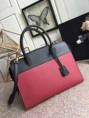 PRADA | Esplanade Bag In Black/Red - 1BA046 - 30×22×15cm - 3