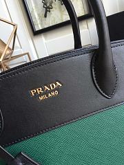 PRADA | Esplanade Bag In Black/Green - 1BA046 - 30×22×15cm - 3