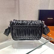 PRADA | Gaufré nappa leather shoulder bag - 1BD289 - 21 x 14 x 6 cm - 3